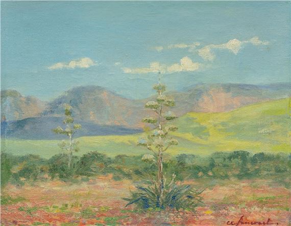 Flowering Century Plants by Clara Pancoast