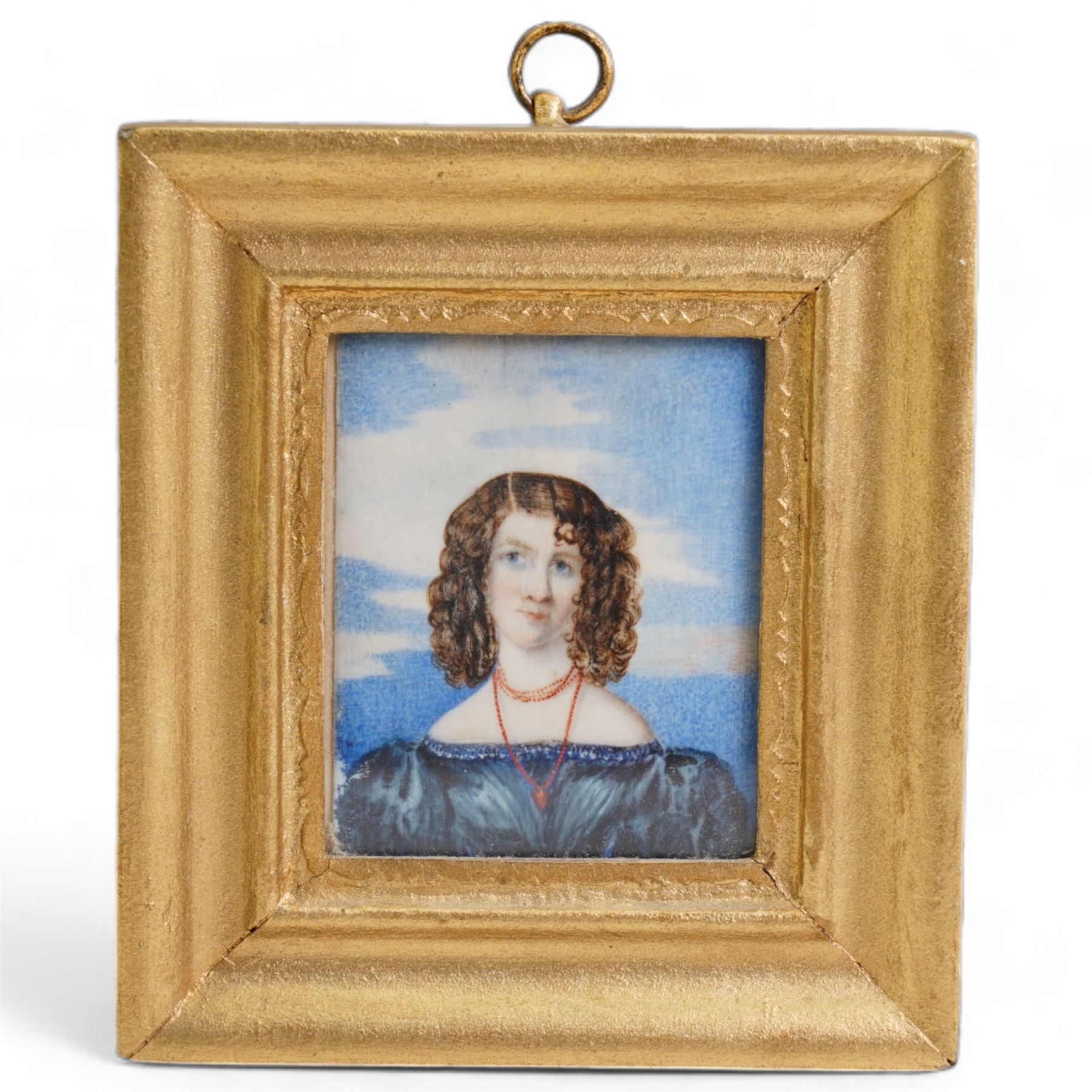 George Felton Buttary | Portrait of 'Louisa Taylor Aged 22' wearing a ...