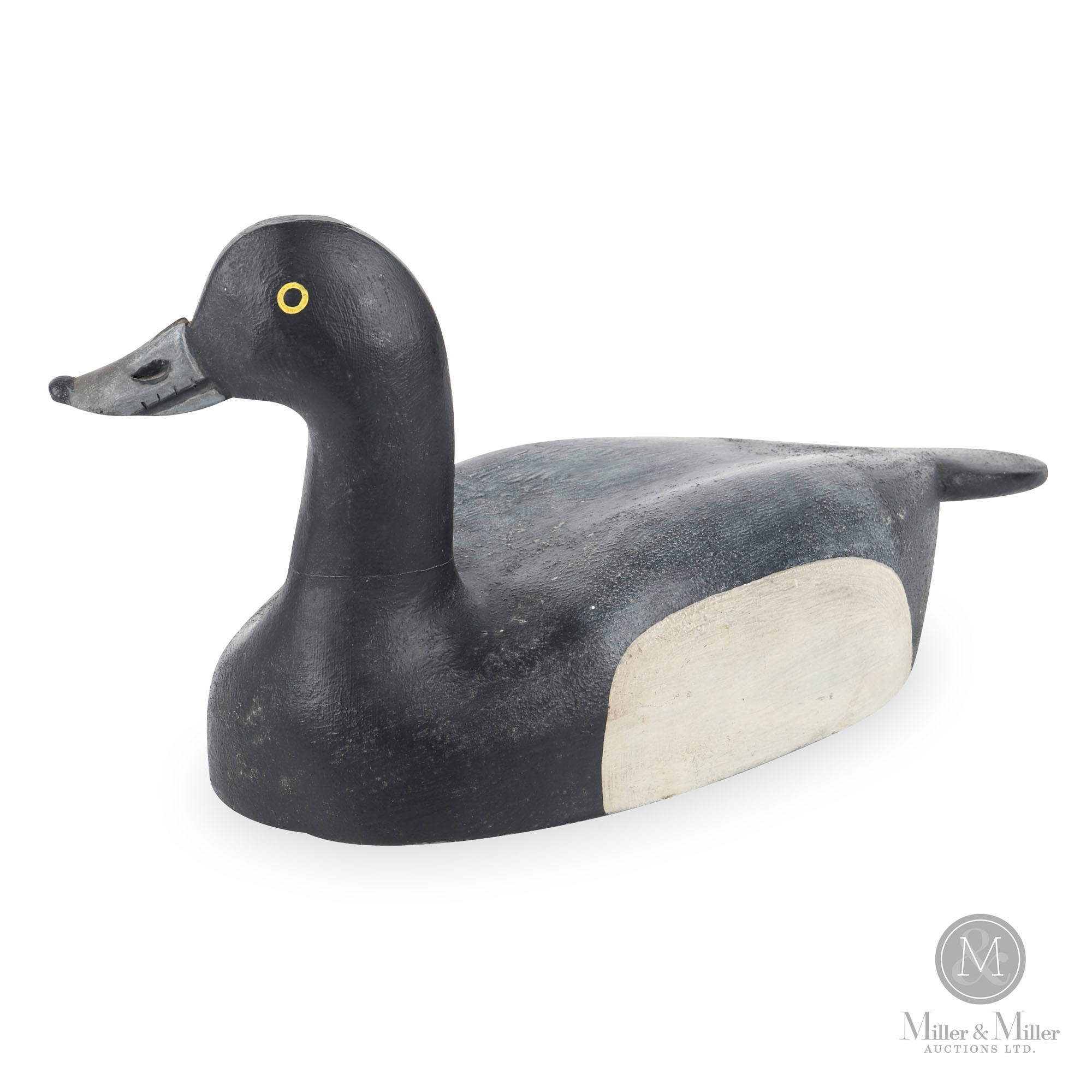 Artwork by Hector Desmarais, Decoy, Made of carved and painted