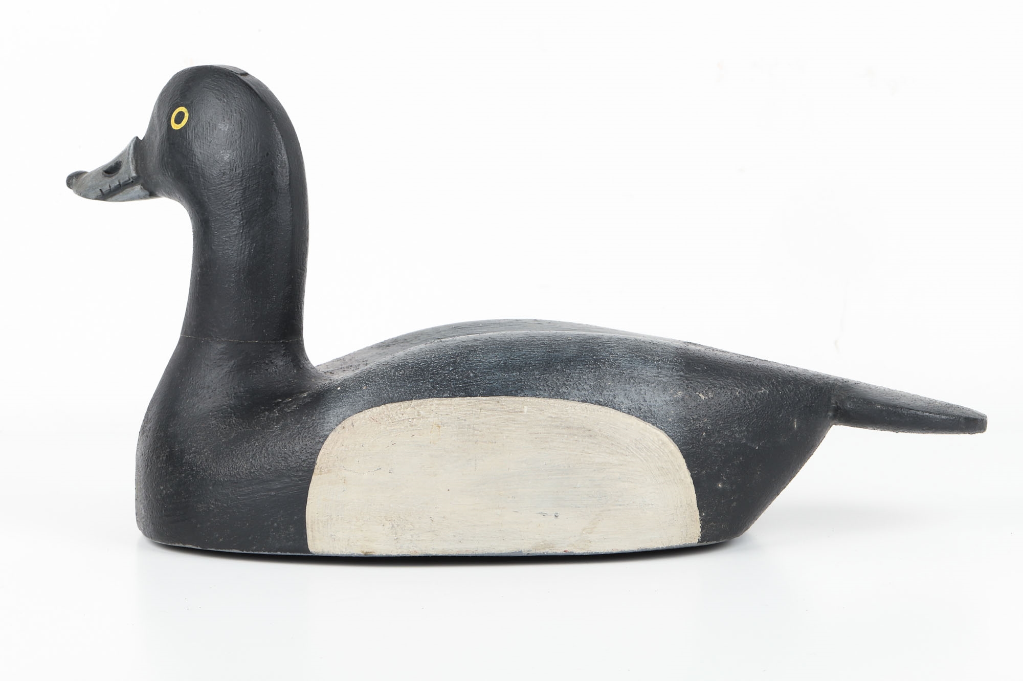 Artwork by Hector Desmarais, Decoy, Made of carved and painted