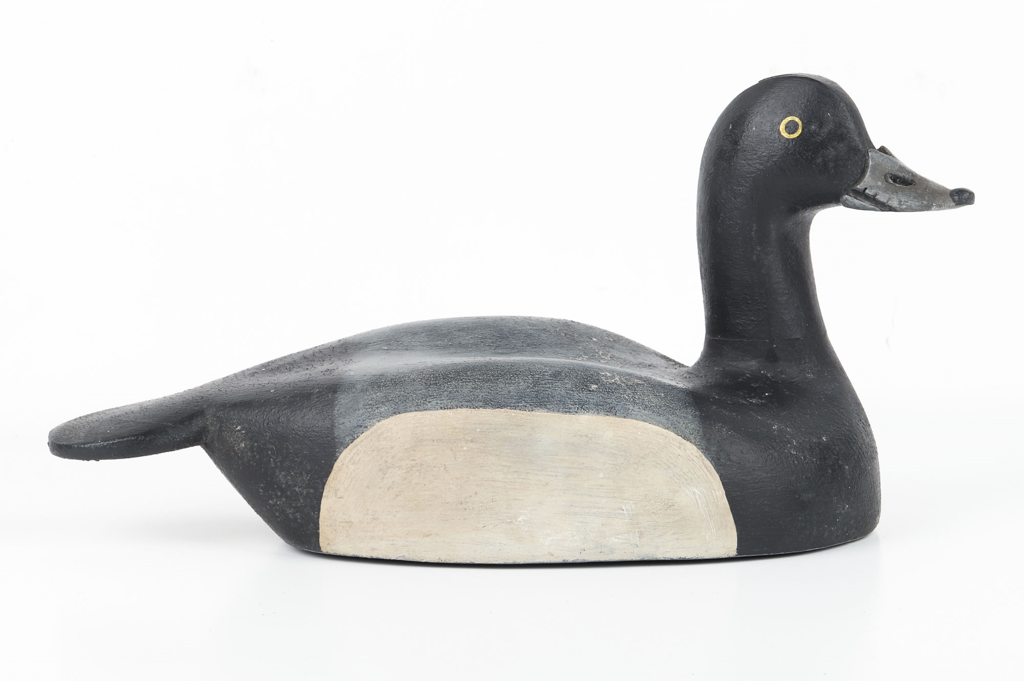Artwork by Hector Desmarais, Decoy, Made of carved and painted