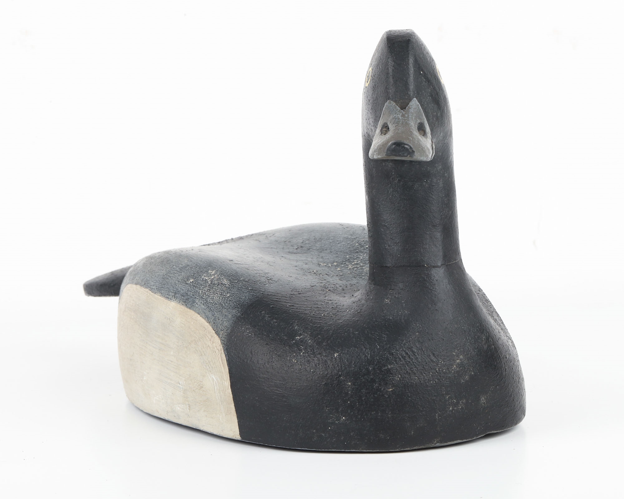 Artwork by Hector Desmarais, Decoy, Made of carved and painted