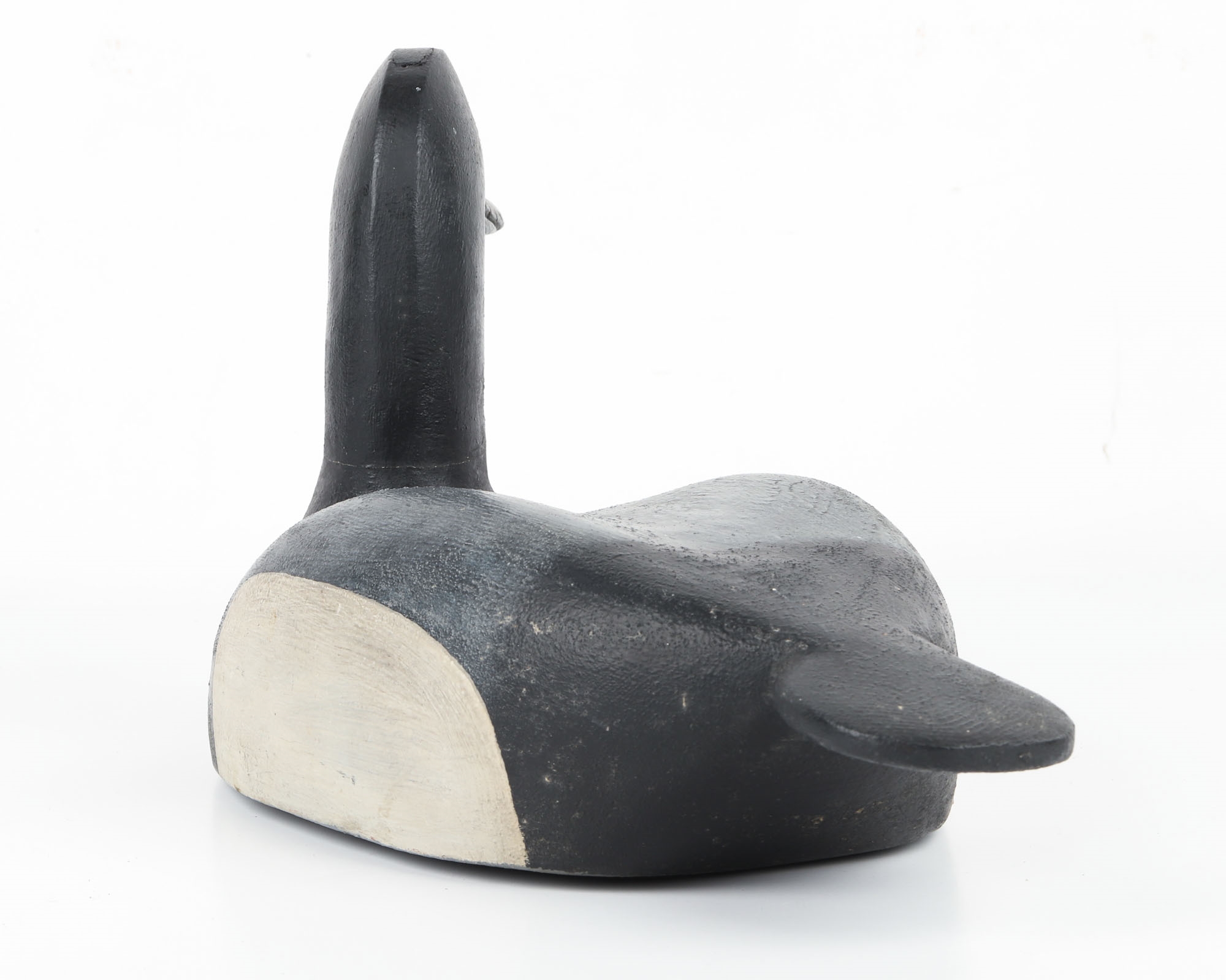 Artwork by Hector Desmarais, Decoy, Made of carved and painted