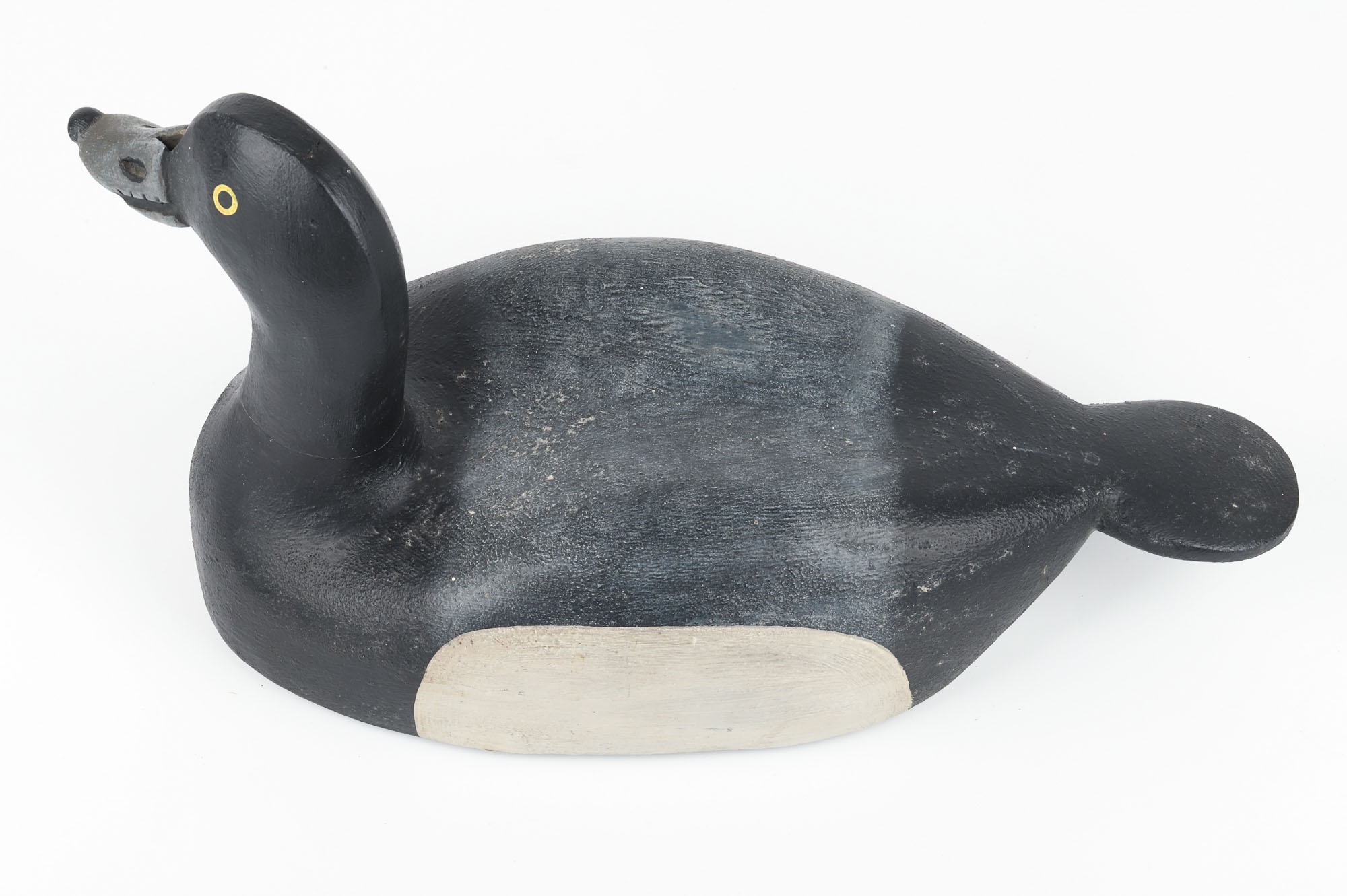 Artwork by Hector Desmarais, Decoy, Made of carved and painted