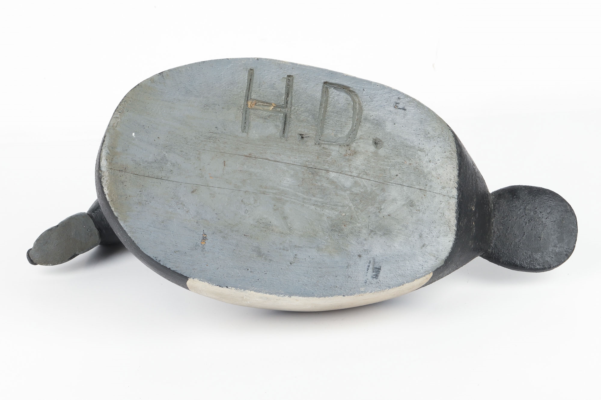 Artwork by Hector Desmarais, Decoy, Made of carved and painted