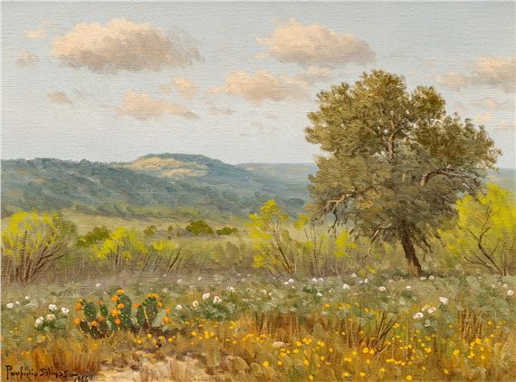Porfirio Salinas | Oak and Cactus (1966) | MutualArt