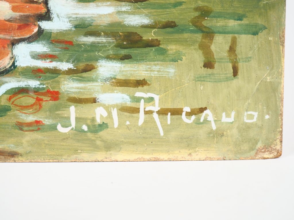 J. M. Rigaud | voilier dans un port du midi | MutualArt