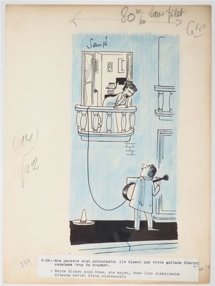Jean-Jacques Sempé - 500 Artworks for Sale & Sold