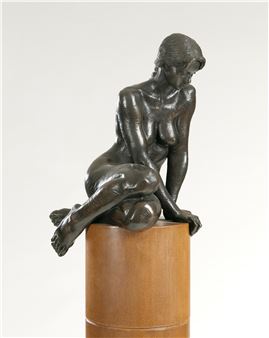 Seated nude - Irénée Duriez