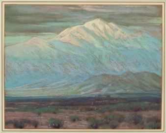 Raymond Nott (American, 1888-1948) Pastel on Paper, Untitled Mountain Landscape, H 9.5&quot; W 11.75 - Raymond Nott