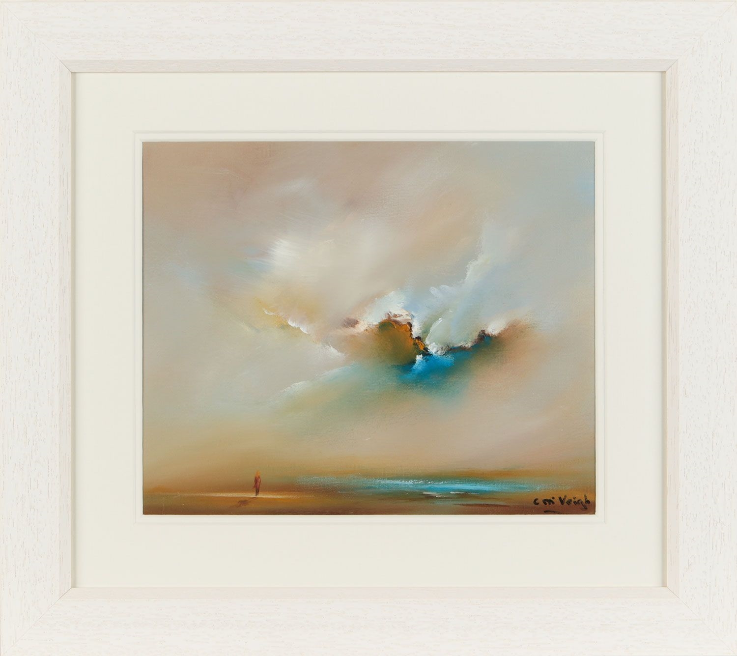 Artwork by Caroline McVeigh, NEW CHAPTER, Made of OIL ON BOARD