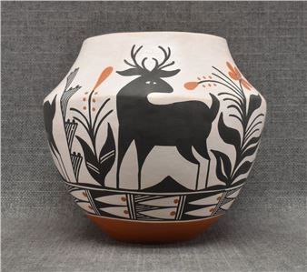 ACOMA POTTERY OLLA (GOLDIE HAYAH) - Goldie Hayah