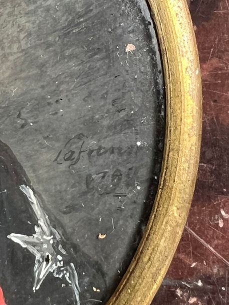 Artwork by Swedish School, 19th Century, Gustaf Carl Fredrik Löwenhielm (1771, Made of Oval miniature