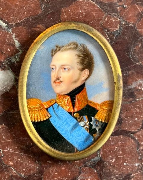 Artwork by Ivan Ivanovich Vinberg, Gustaf Carl Fredrik Löwenhielm (1771, Made of Oval miniature