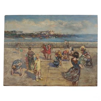 Marguerite Nakhla 1908-1977 Landscape Oil Painting - Marguerite Nakhla