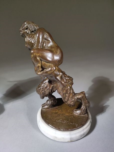 Artwork by Séraphin Soudbinine, Lot, Made of Bronze with light brown patina