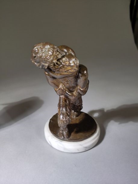 Artwork by Séraphin Soudbinine, Lot, Made of Bronze with light brown patina