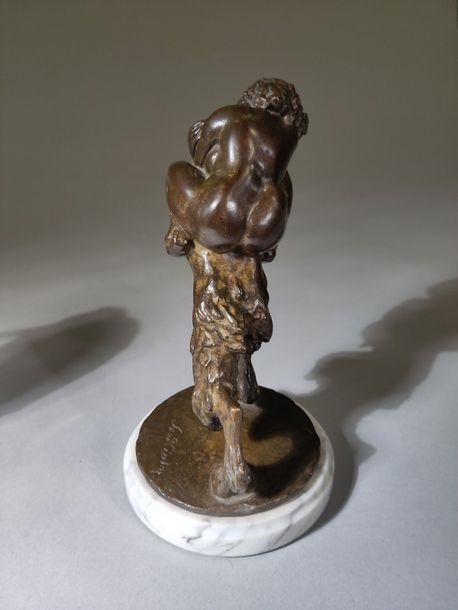 Artwork by Séraphin Soudbinine, Lot, Made of Bronze with light brown patina