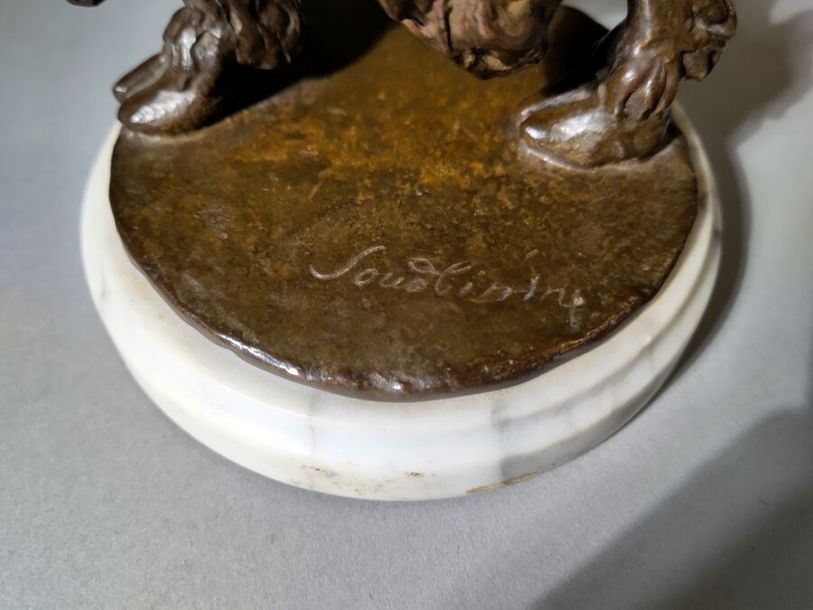 Artwork by Séraphin Soudbinine, Lot, Made of Bronze with light brown patina