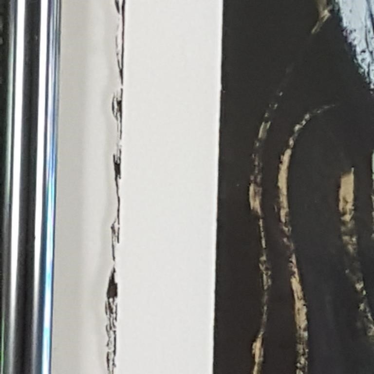 Artwork by Adu Gindy, paper "The Sky is Falling" 24 1/4" x 32 1/4" O.D., Made of acrylic