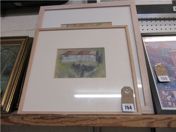 TWO WATERCOLOURS BY JOHN HUTCHINSON - John Hutchinson