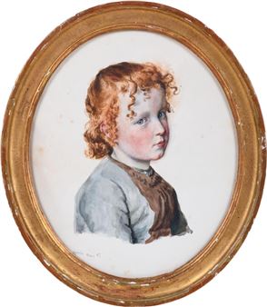 PORTRAIT OF YOUNG CHILD, 1887 - Geneve Mars