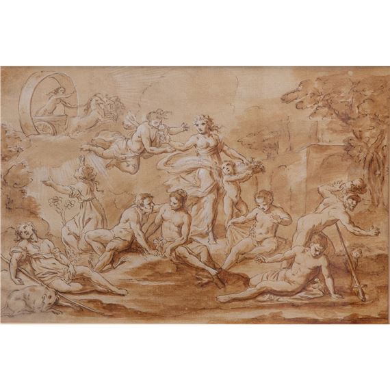 Italian School, 17th Century | Depiction of the Greek legend of Adonis ...