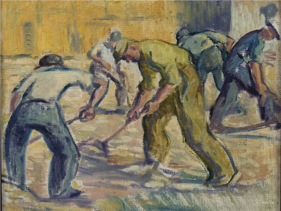 Road Builders by Margit Móricz