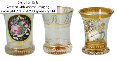 Kothgasser-2 Becher, 1 Becher in der Art Kothgasser, by Anton Kothgasser