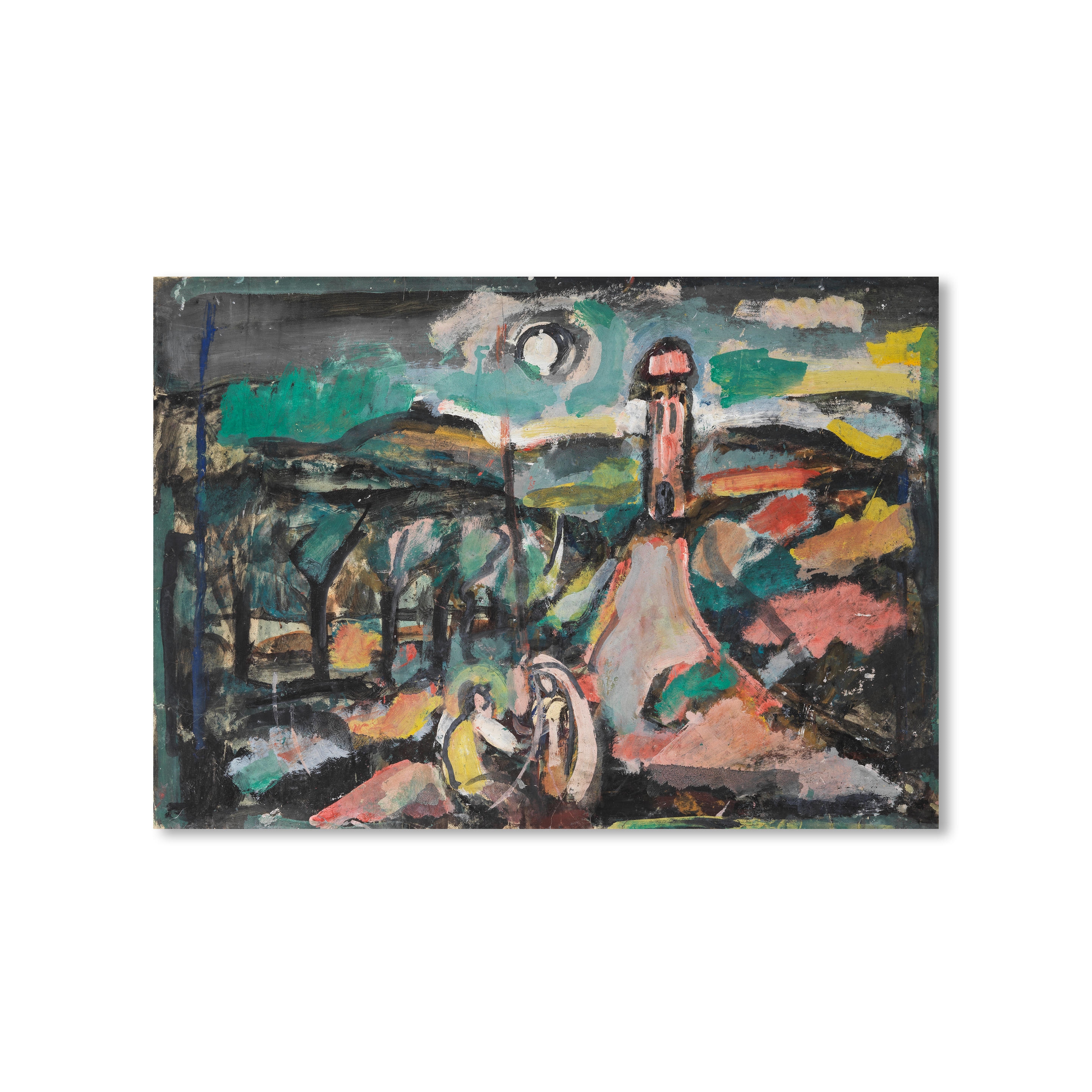 Georges Rouault | Paysage au bosquet (1929 - 1939) | MutualArt