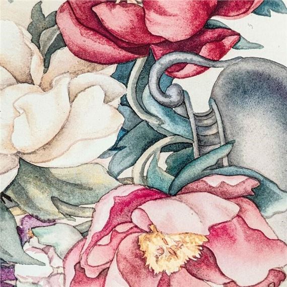 フラワー デザイン 額 YURIKO TAKATA 新品箱入 Palazzo Fine Art Print by Yuriko Takata at FulcrumGallery.com