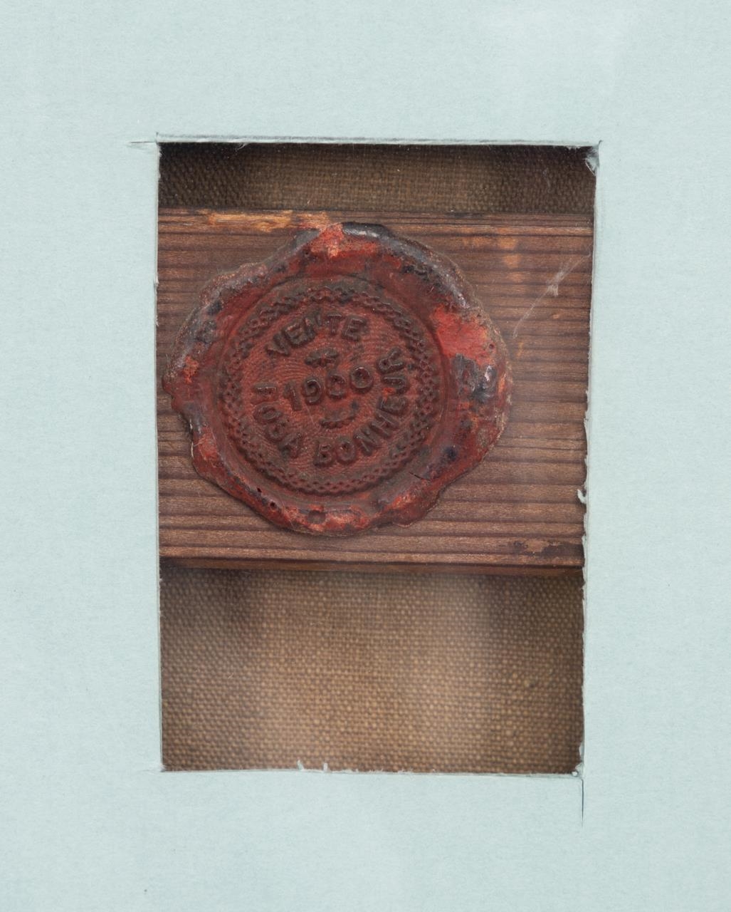 Artwork by Rosa Bonheur, ROSA BONHEUR, 19TH C. PORTRAIT OF A TERRIER, O/C, Made of oil on canvas