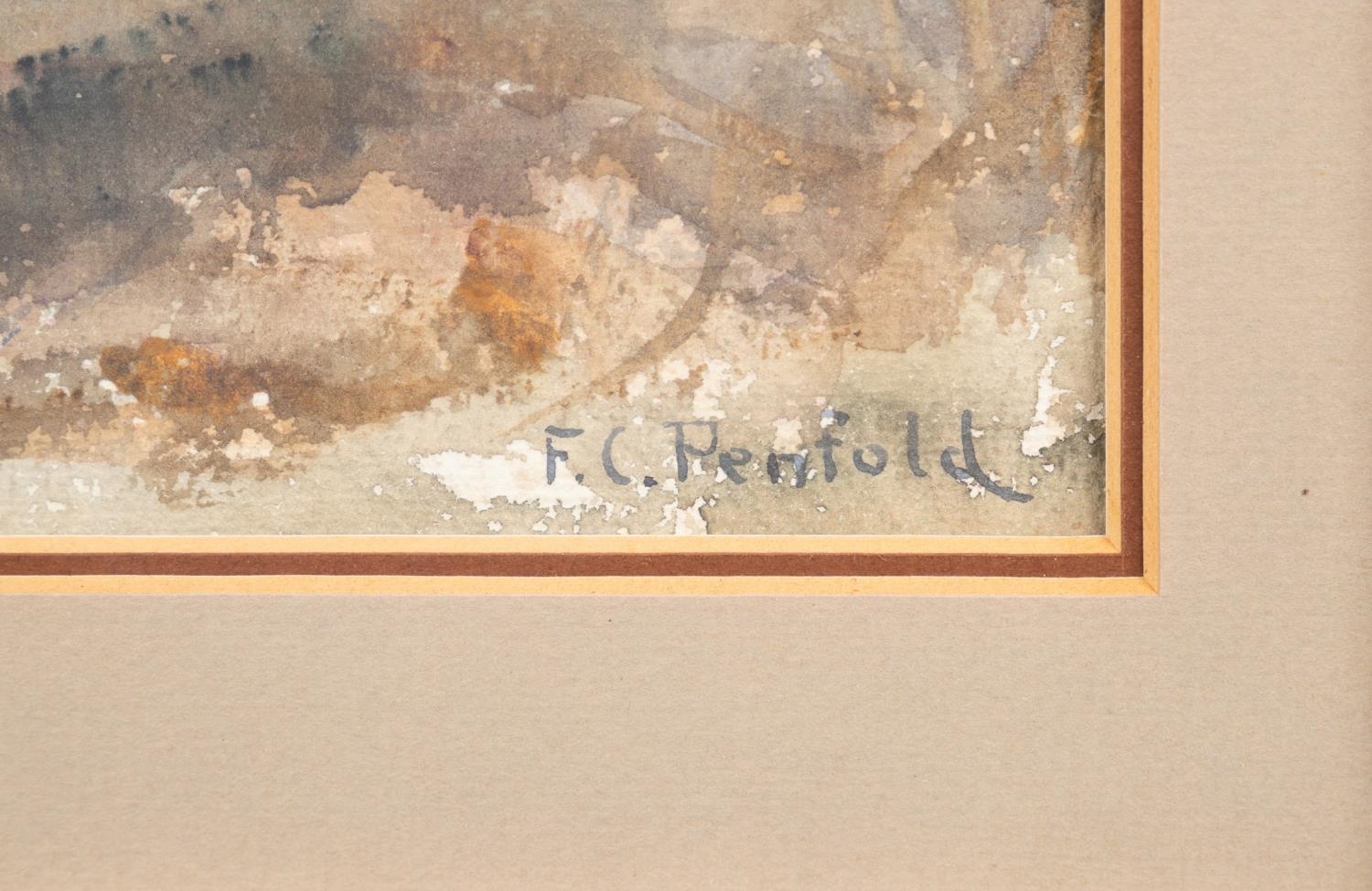 Artwork by Frank C. Penfold, Untitled - Fishermen with Baskets - c, Made of watercolor on paper