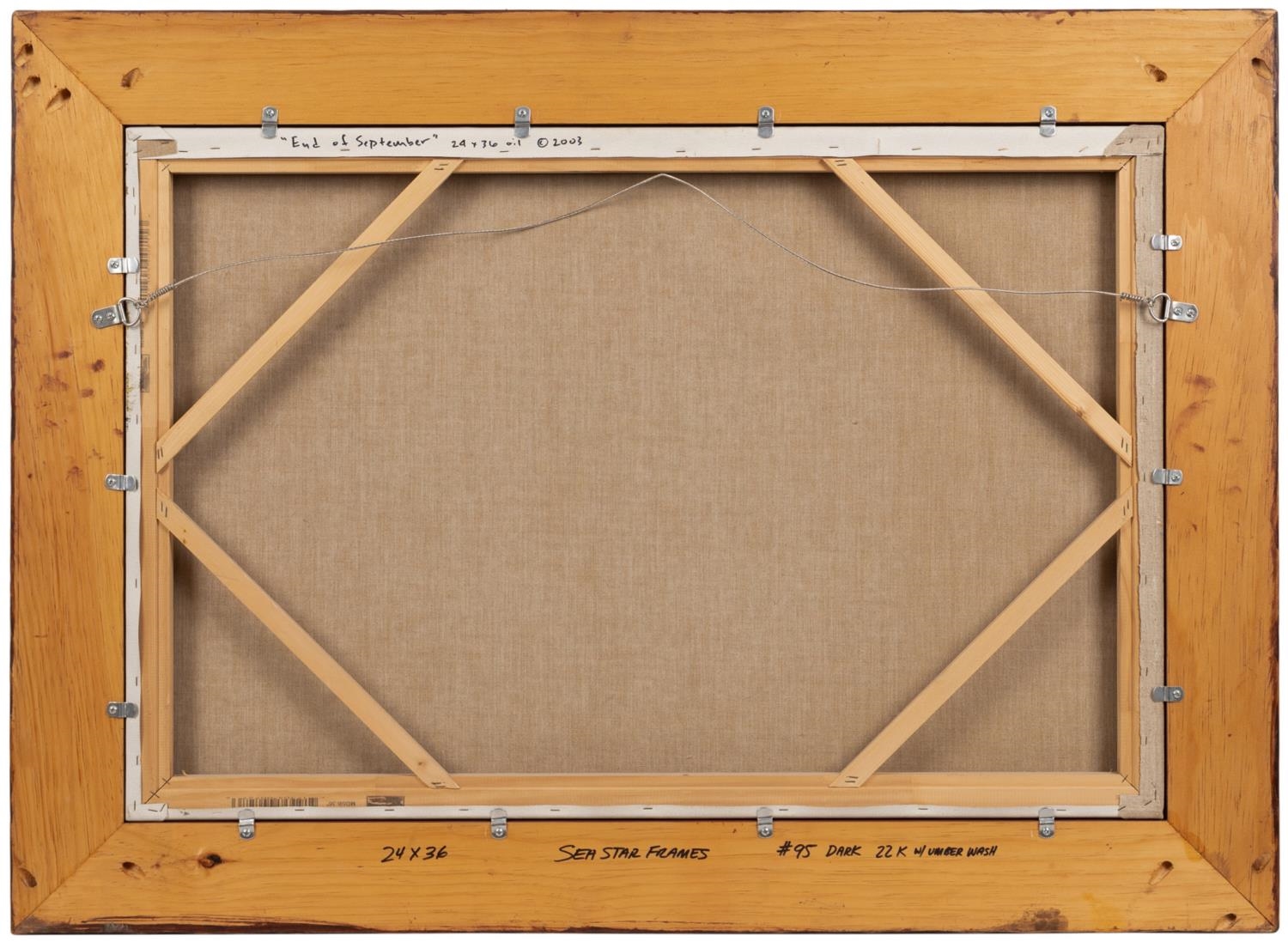 Artwork by Ryan Skidmore, END OF SEPTEMBER, Made of oil on canvas