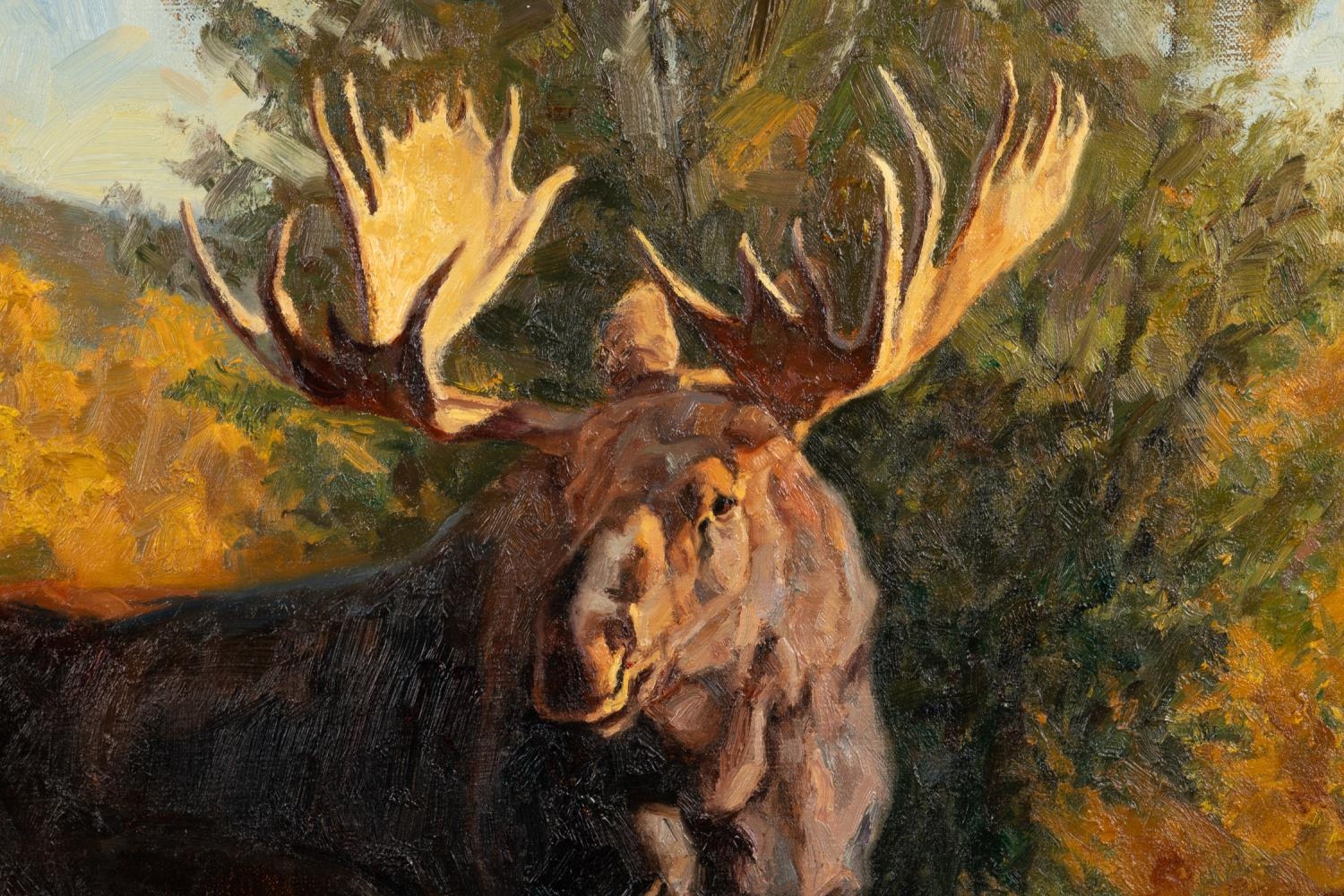 Artwork by Ryan Skidmore, END OF SEPTEMBER, Made of oil on canvas