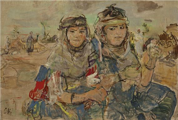 Araberinnen (Afrikannerinnen) by Oskar Kokoschka, 1928