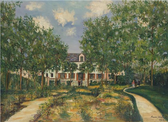 Château de Mousseaux-sur-Oise by Maurice Utrillo, Painted in May 1927