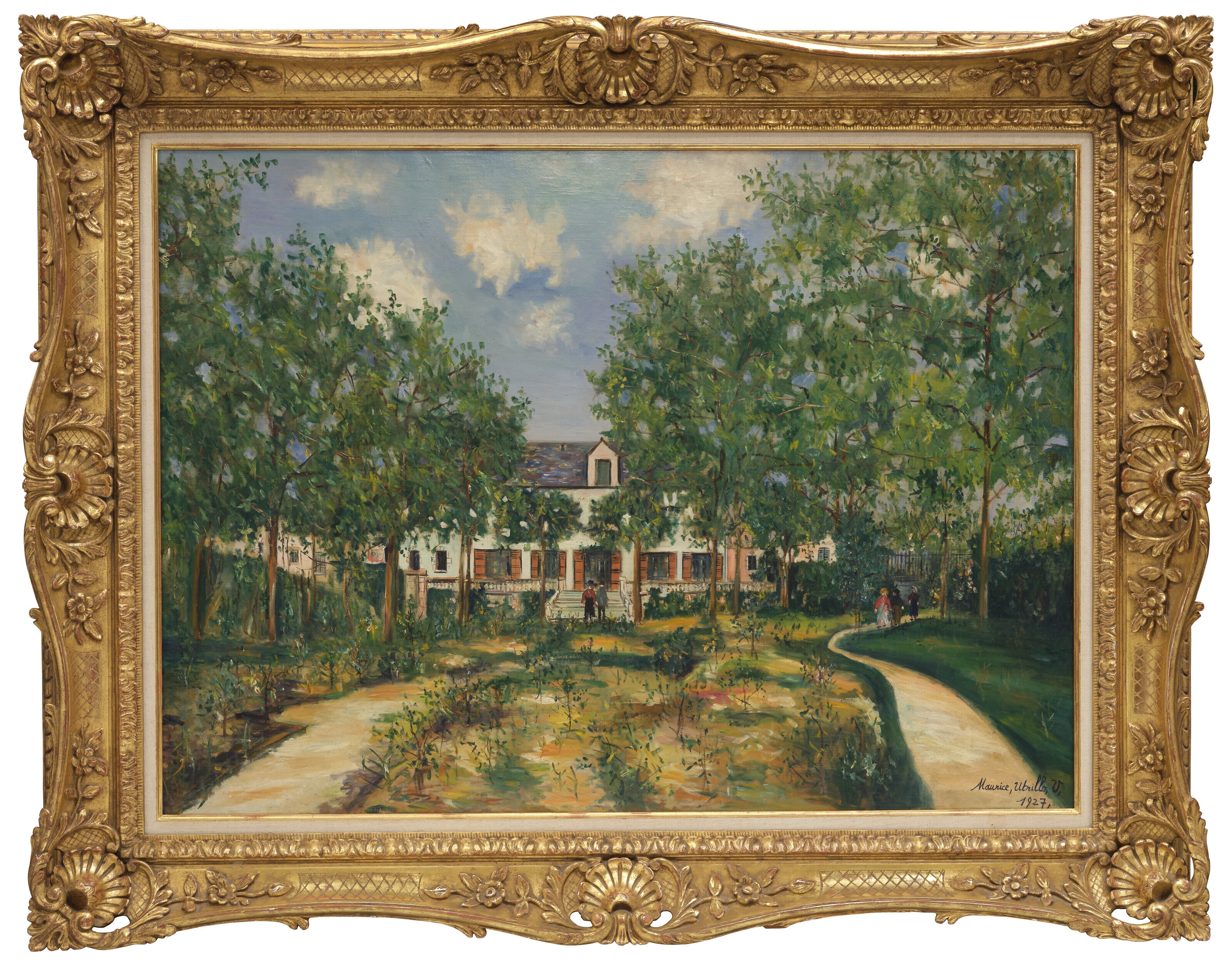 Artwork by Maurice Utrillo, Château de Mousseaux-sur-Oise, Made of oil on canvas