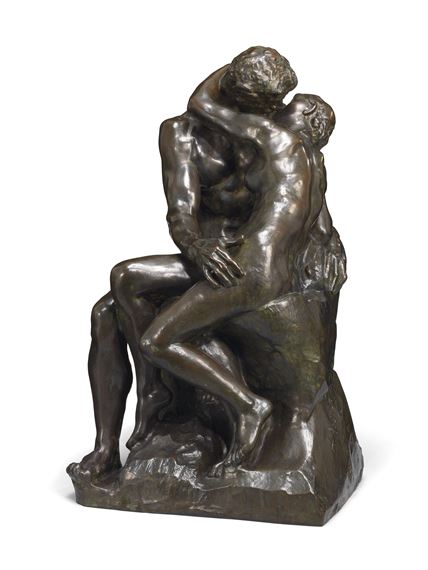 Le Baiser, moyen modèle dit "Taille de la Porte" - second état by Auguste Rodin, Conceived in 1880-1881
