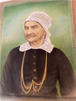 Portrait of a woman - Charles Joseph Berriat