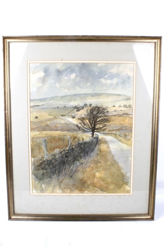 Artwork by Barry E. Paine, Charterhouse, Made of watercolour on paper