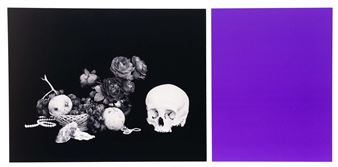 Still Life 15-2007 & Monochrome 01-2007 from the series 'Flowers, Fruits & Portraits - Shirana Shahbazi