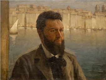 Portret van de schilder Malan - Étienne J. Mein