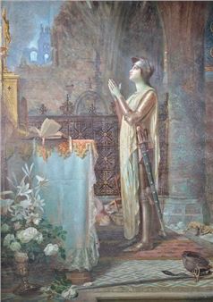 Joan of Arc at prayer - Auguste Raynaud
