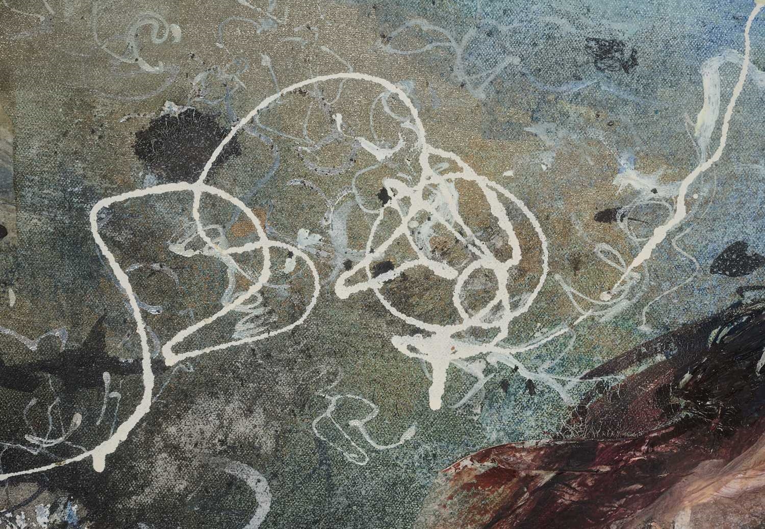 Artwork by Sophie Knight, Held behind glass. Not examined out of frame. Not relined. This work is in excellent original condition., Made of acrylic and collage on canvas