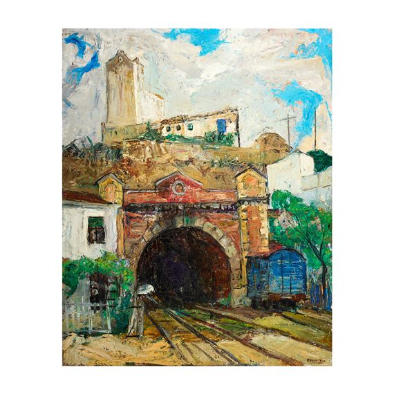 Estació de Sant Pol de Mar by Amadeo Freixas Vivó