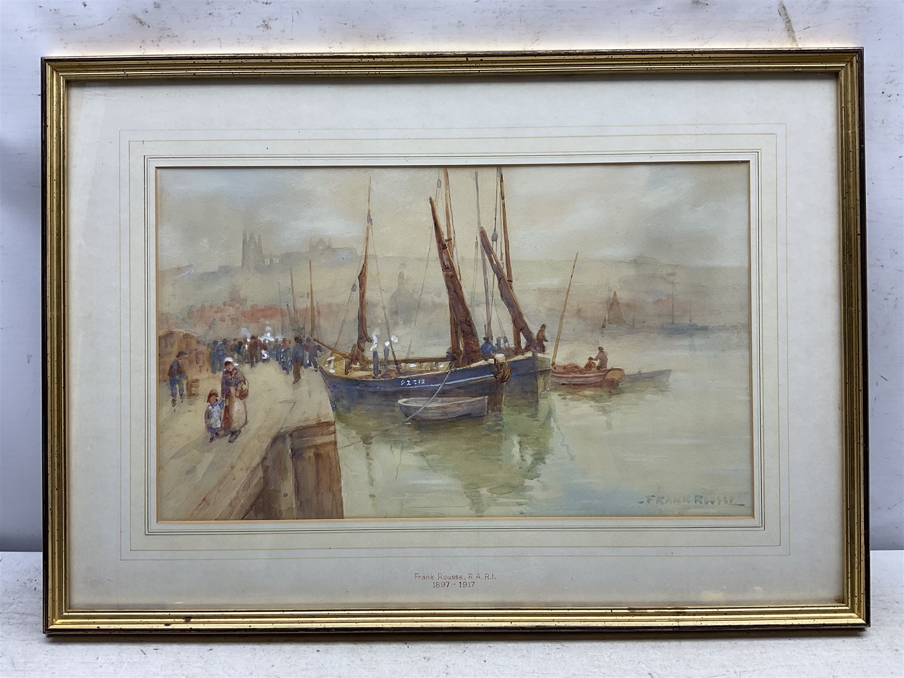 Frank Rousse | Whitby Harbour | MutualArt