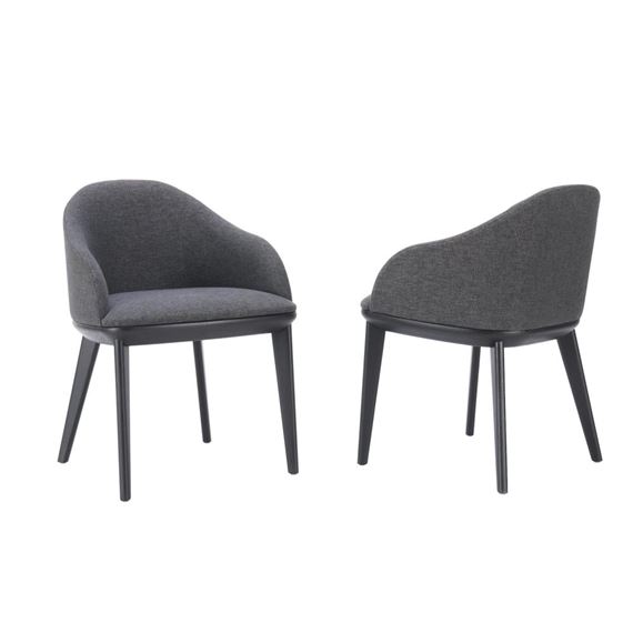 JUSTIN HUTCHINSON SIX 'JOHANNA' DINING CHAIRS FOR KETT by Justin Hutchinson