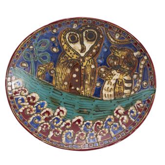 ALEXANDRA COPELAND CERAMIC DISPLAY CHARGER - Alexandra Copeland