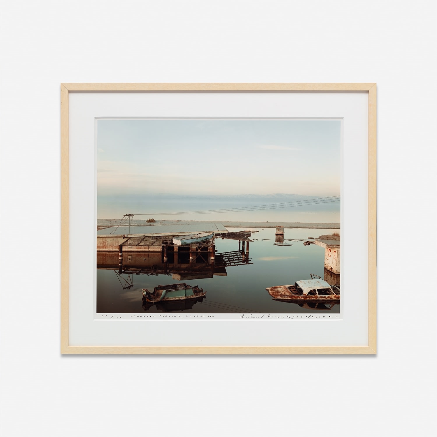 Richard Misrach | Stranded Rowboat, Salton Sea | MutualArt